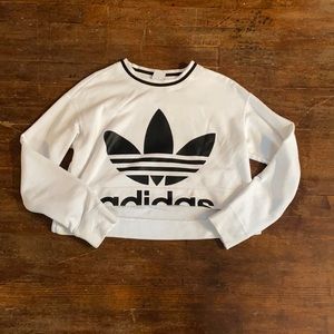 Adidas cropped crew neck